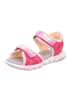 superfit Leder-Sandalen "Pebbles" in Rosa/ Pink