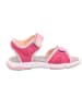 superfit Leder-Sandalen "Pebbles" in Rosa/ Pink
