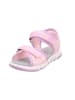 superfit Leder-Sandalen "Pebbles" in Rosa/ Lila