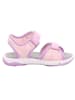superfit Leren sandalen "Pebbles" lichtroze/paars