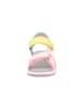 superfit Leder-Sandalen "Pebbles" in Rosa/ Hellblau/ Gelb