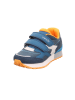 superfit Leder-Sneakers "Dash" in Blau/ Weiß/ Orange
