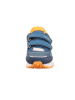 superfit Leder-Sneakers "Dash" in Blau/ Weiß/ Orange