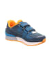 superfit Leder-Sneakers "Dash" in Blau/ Weiß/ Orange