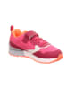 superfit Leder-Sneakers "Dash" in Pink/ Weiß/ Rot