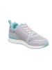 superfit Leder-Sneakers "Dash" in Grau/ Hellblau