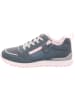 superfit Leder-Sneakers "Dash" in Dunkelblau/ Rosa
