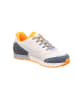 superfit Leder-Sneakers "Dash" in Weiß/ Orange/ Dunkelblau