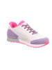 superfit Skórzane sneakersy "Dash" w kolorze różowo-biało-fioletowym