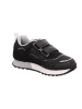 superfit Leder-Sneakers "Dash" in Schwarz/ Weiß