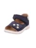superfit Leder-Sandalen "Polly" in Dunkelblau/ Weiß