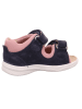 superfit Leder-Sandalen "Polly" in Dunkelblau/ Rosa