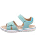 superfit Leder-Sandalen "Sparkle" in Hellblau
