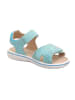 superfit Leder-Sandalen "Sparkle" in Hellblau