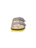 superfit Leren slippers grijs/geel