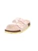 superfit Leren slippers lichtroze/geel