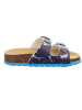 superfit Leren slippers donkerblauw/lichtblauw
