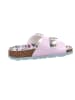 superfit Leren slippers paars/lichtblauw