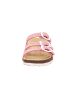 superfit Leren slippers rood/zilverkleurig