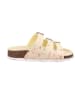 superfit Leren slippers geel