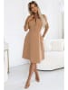 numoco Kleid in Hellbraun