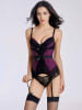 INTIMAX Corsage in Pflaume/ Schwarz
