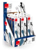 Ibili 3tlg. Beteck-Set ''Go'' in Silber/ Blau - (L)19 cm