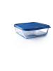 Ibili 3er-Set: Frischhaltedosen ''Eco'' in Blau/ Orange