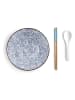Ibili 3-delige ramenset "Sapporo" blauw/wit