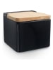 Ibili Zuckerdose in Schwarz/ Hellbraun - (B)11 x (H)9,9 x (T)11 cm