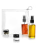 Ibili 5tlg.Set: Dressingspendern- Set in Transparent/ Schwarz