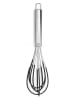 Ibili Schneebesen "Intense" in Silber/ Schwarz - (L)28 cm