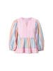Rich & Royal Bluse in Hellblau/ Orange/ Rosa