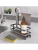 metaltex Organizer "Lava" w kolorze czarnym do zlewu - 22 x 24 x 11 cm