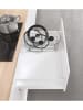 metaltex Deckelhalter ''Deck'' in Silber- (B)14 x (H)16 x (T)42 cm