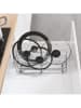 metaltex Deckelhalter ''Deck'' in Silber- (B)14 x (H)16 x (T)42 cm