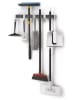 metaltex 2er-Set: Besenleisten ''Hang-up'' in Grau - (B)21,5 x (H)4,5 x (T)5 cm