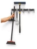 metaltex 3er-Set: Besenleisten ''Hang-up'' in Grau - (B)21,5 x (H)4,5 x (T)5 cm