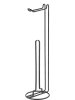 metaltex Toiletrolhouder "Origin" zwart - (H)58 x Ø 15 cm