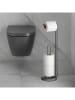 metaltex Toiletrolhouder "Origin" zwart - (H)58 x Ø 15 cm