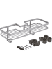 metaltex Duschablage ''Origin'' in SIlber - (B)29 x (H)9 x (T)11 cm