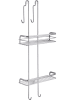 metaltex Duschregal ''Origin'' in Silber - (B)26 x (H)70 x (T)19 cm