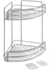 metaltex Eckregal ''Origin'' in Silber - (B)20 x (H)30 x (T)20 cm