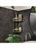 metaltex Eckregal ''Origin'' in Silber - (B)20 x (H)30 x (T)20 cm