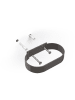 metaltex WC-Bürste ''Cleany'' in Silber/ Schwarz - (B)12,8 x (H)47 x (T)7,4 cm