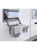 metaltex Suszarka balkonowa "Seram” w kolorze srebrno-czarnym - 51 x 84 cm