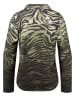 KEY LARGO Bluse "Agatha" in Khaki/ Schwarz