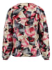 KEY LARGO Bluse "Graphic" in Beige/ Rot/ Dunkelblau