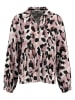 KEY LARGO Bluse "Lina" in Rosa/ Schwarz/ Weiß
