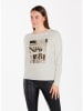 KEY LARGO Longsleeve "Number" in Creme